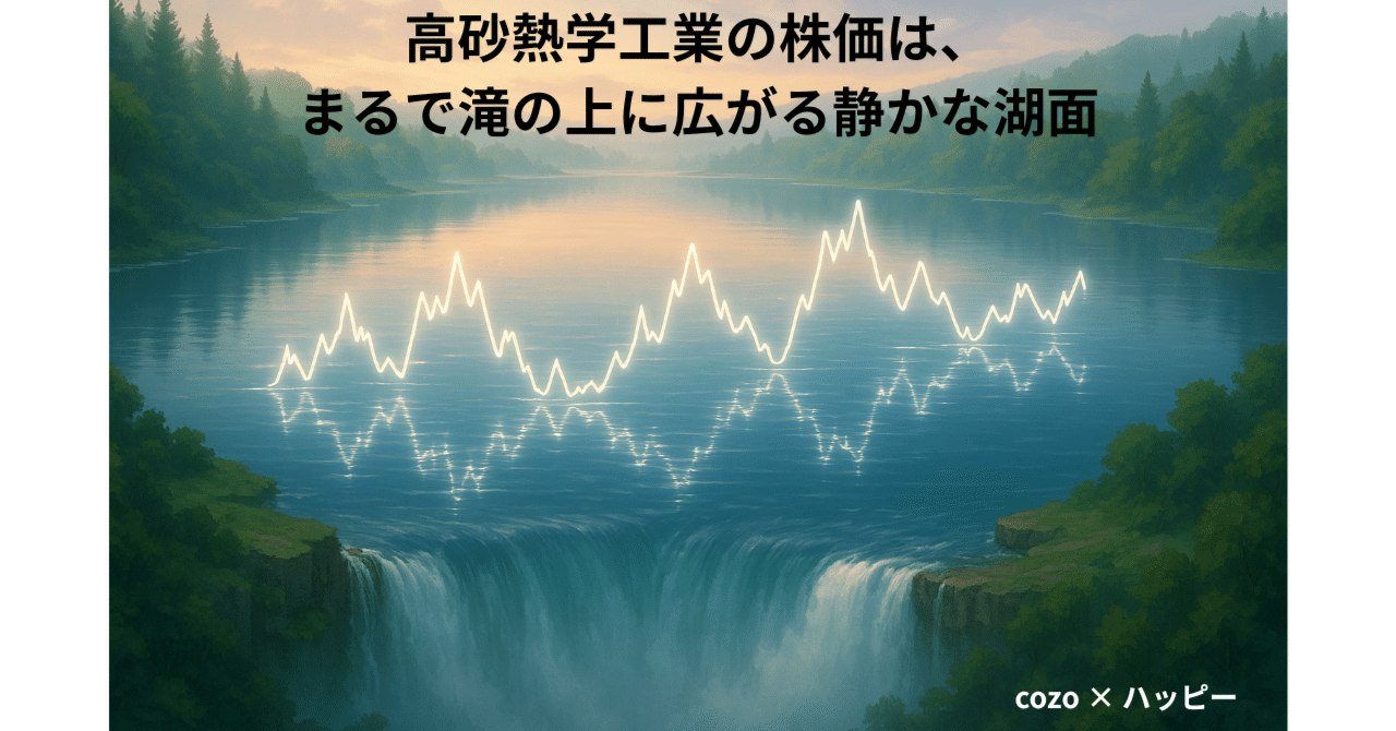 株価4,000円台でも遅くない？」高砂熱学工業の“水位”を読む、相場探偵の投資タイミング事件簿✨｜cozo