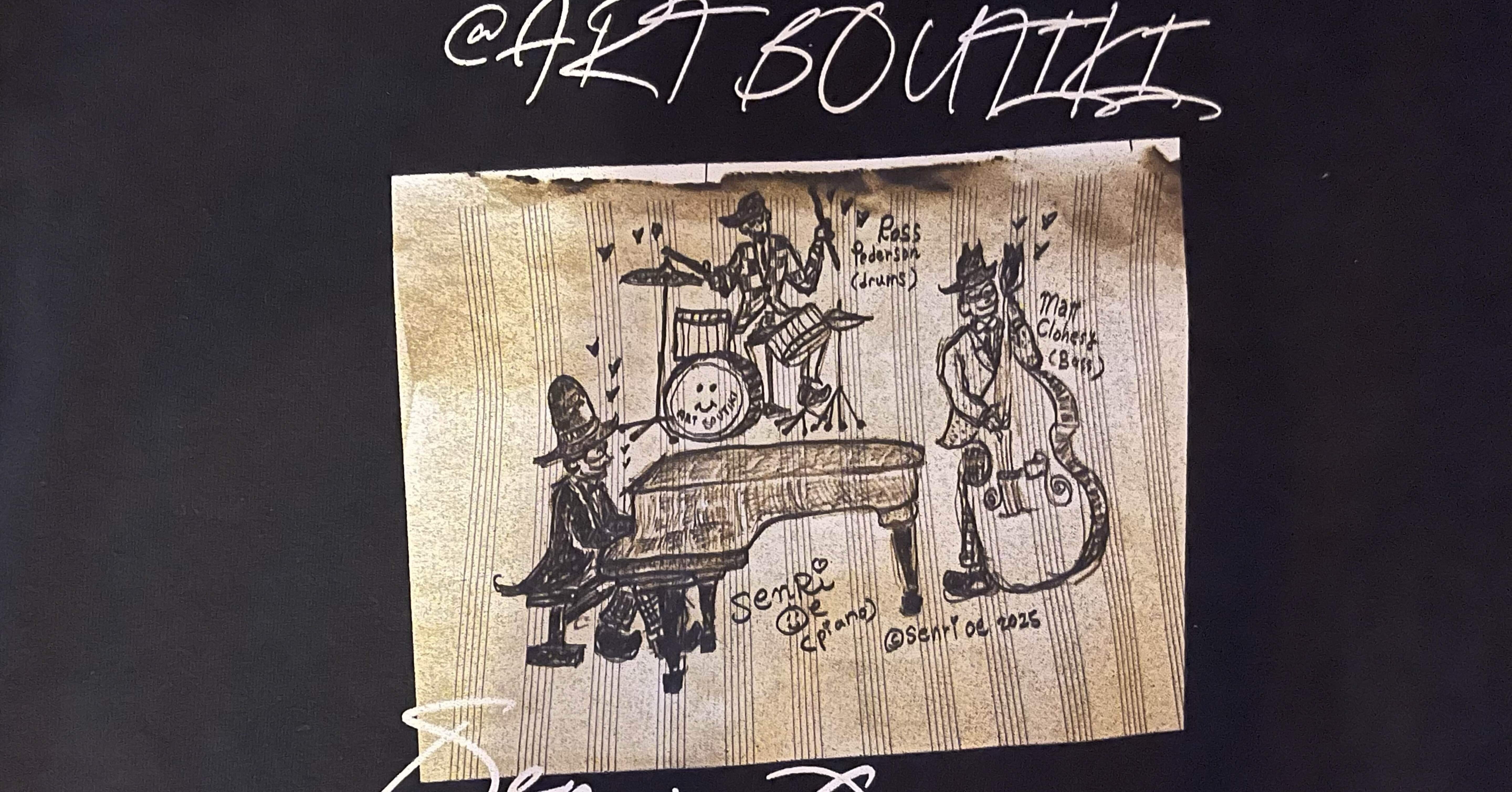 大江千里さんグッズ・Tシャツセット（7枚） そして限定数再発売ART BOUTIKI Tee!｜SENRI OE 大江千里