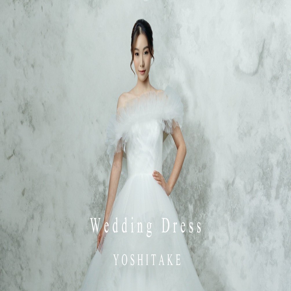 ウエディングドレス.白.チュール.Aライン.リボン.オフショルダー.Y2519 dsc4255-1.jpg?ssl=1