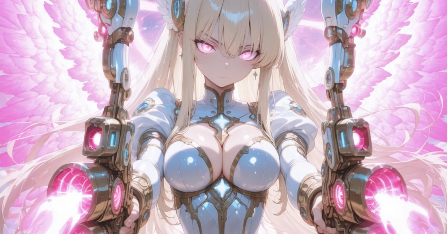 画像生成AI】武器 × 天使の幻想アート集｜8つの神々しい戦装｜カレラ