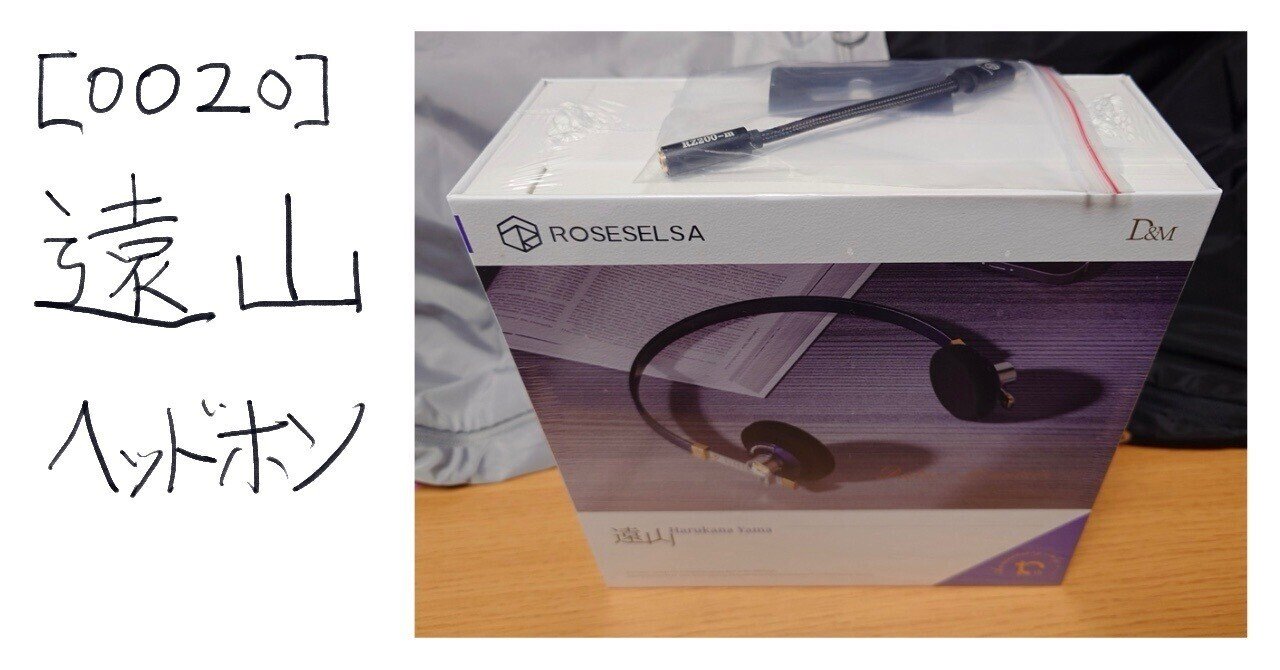 0020] ヘッドホン DISTANT MOUNTAIN 10th Anniversary Edition 開封