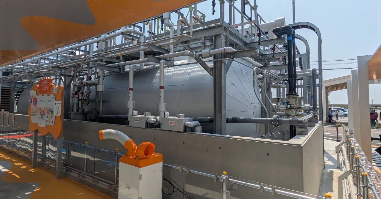 万博】激レア 化けるLABO見学ツアー! CO₂と生ゴミが都市ガスに