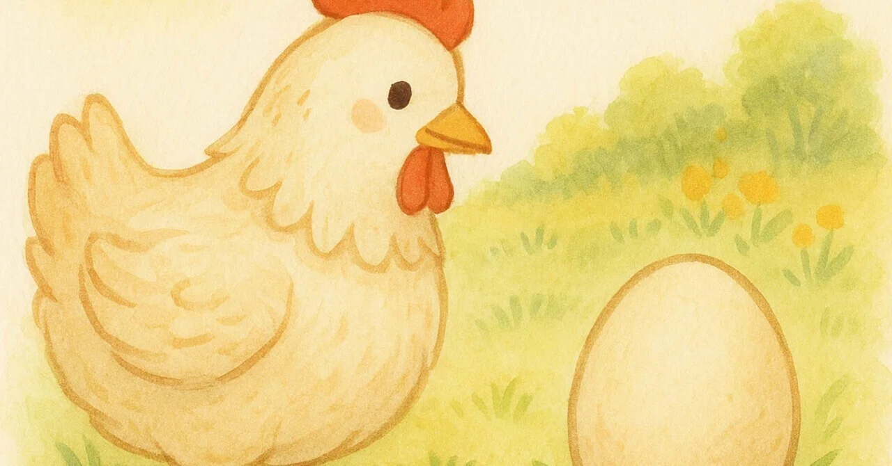 🥚】たまごがさきか、にわとりがさきか【🐓】｜うすくち