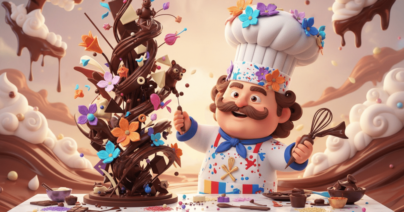 ドイツ製　シューマン　パティシエさん 世界で最もクリエイティブなパティシエ、アマウリー・ギションの魔法