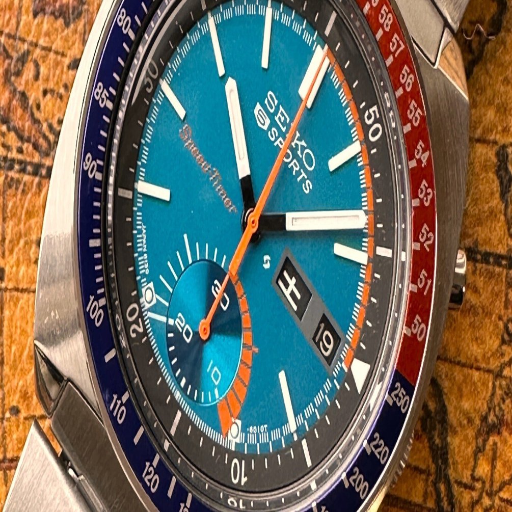 即納 OH済【セイコー 5スポーツ スピードタイマー 6139-6002