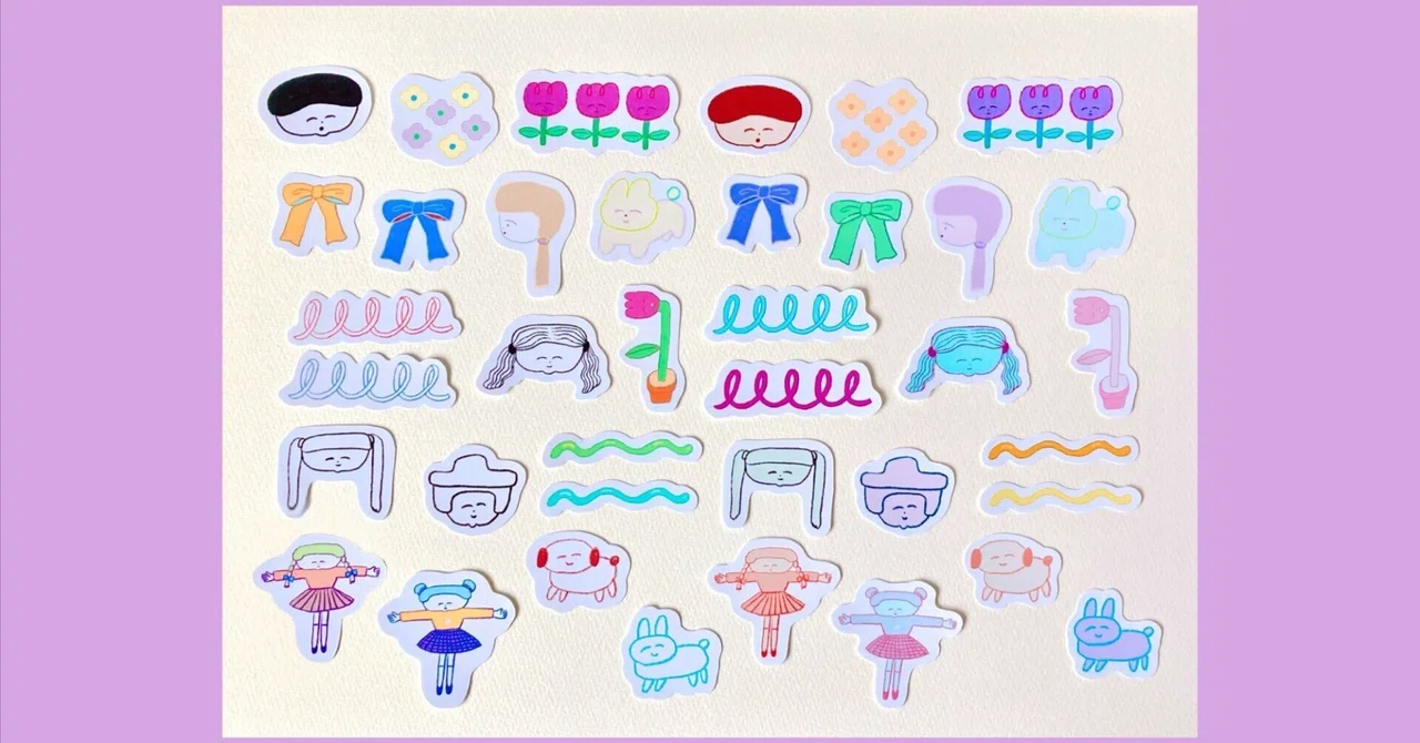 YURUI STICKERS/PO-01【HARUNO OSANPO】｜poet_non