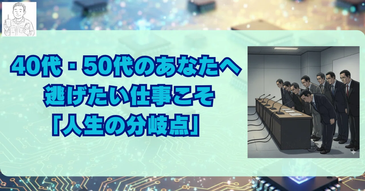 逃げたい仕事ほど「未来を変える」｜山一證券「涙の会見」に学ぶ