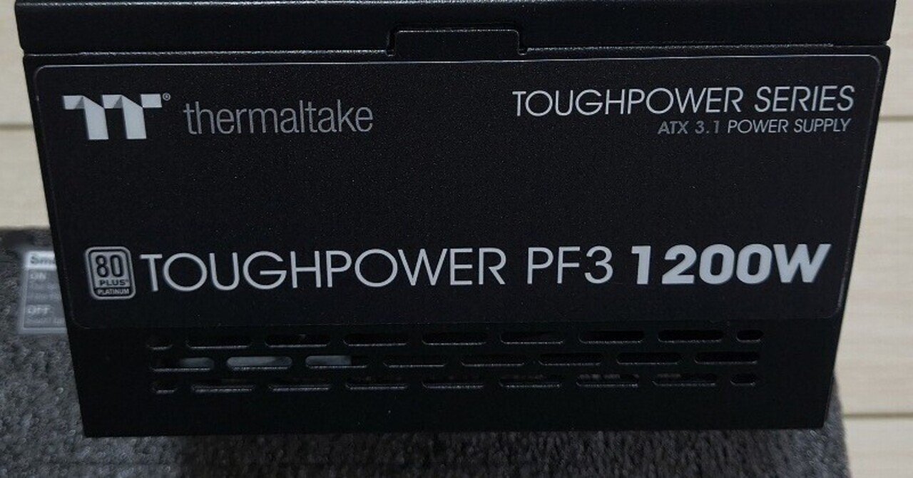 大容量1200WでコンパクトなATX電源：Thermaltake TOUGHPOWER PF3 1200W