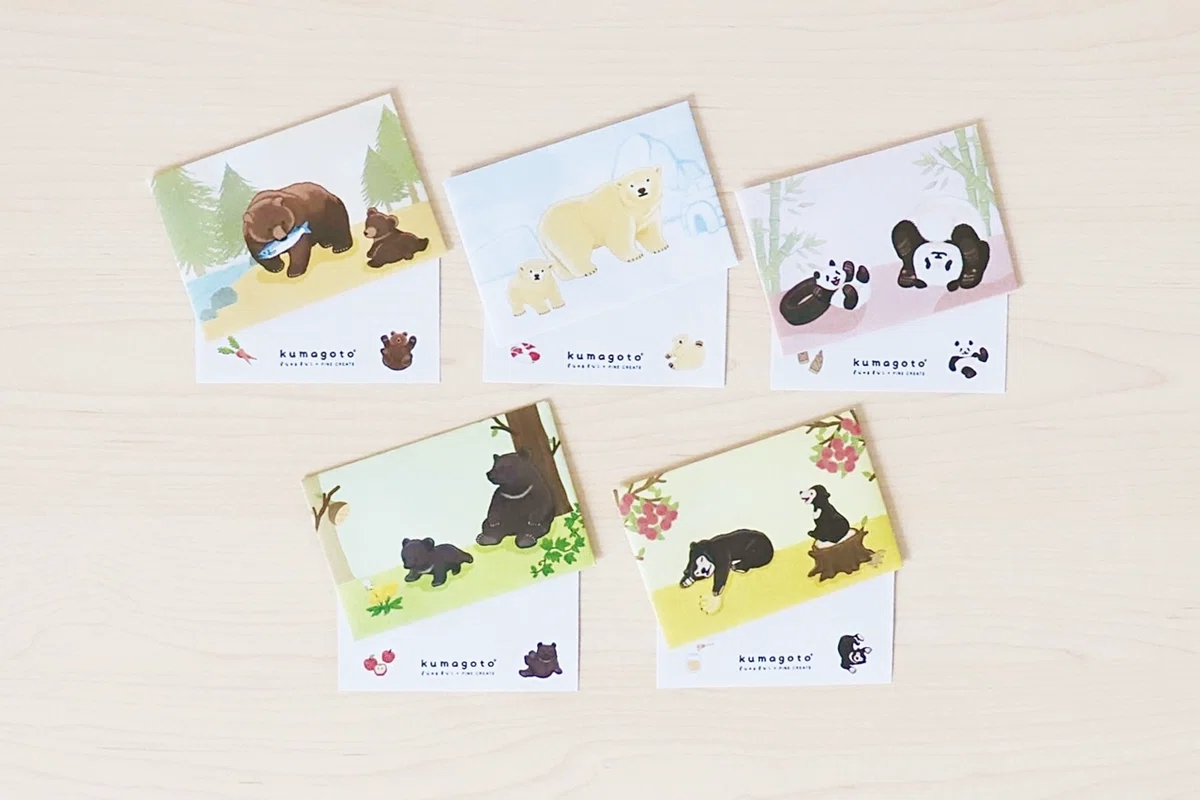 すなやますなこが描く『kumagoto（くまごと）』グッズが、上野案内所で