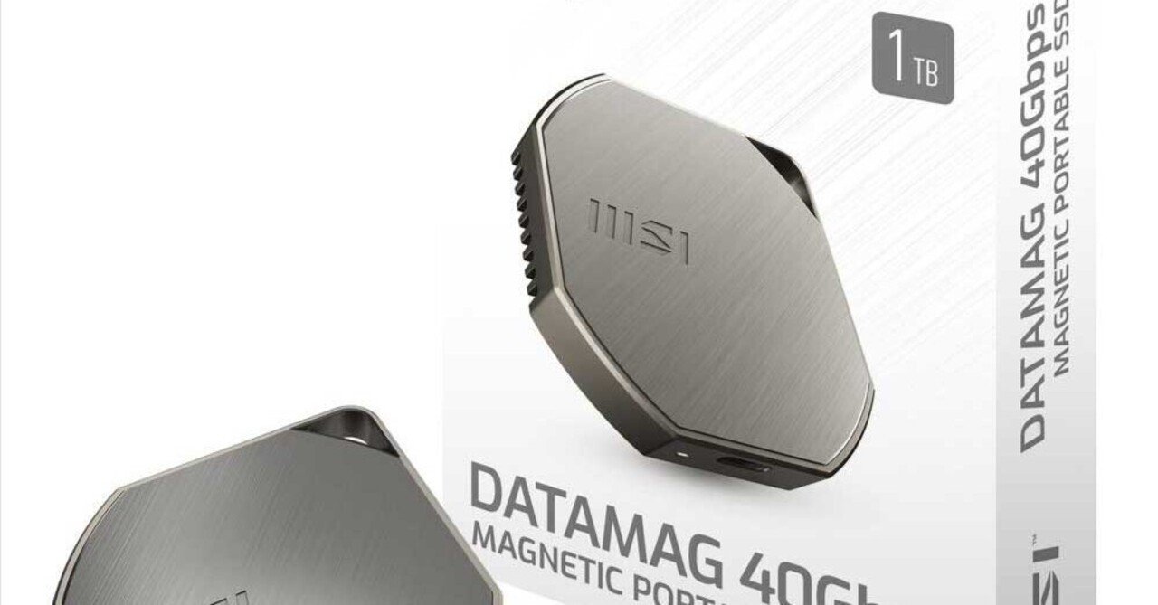 本日見つけた掘り出し物】MSI DATAMAG 1TB MagSafe対応 外付けSSD