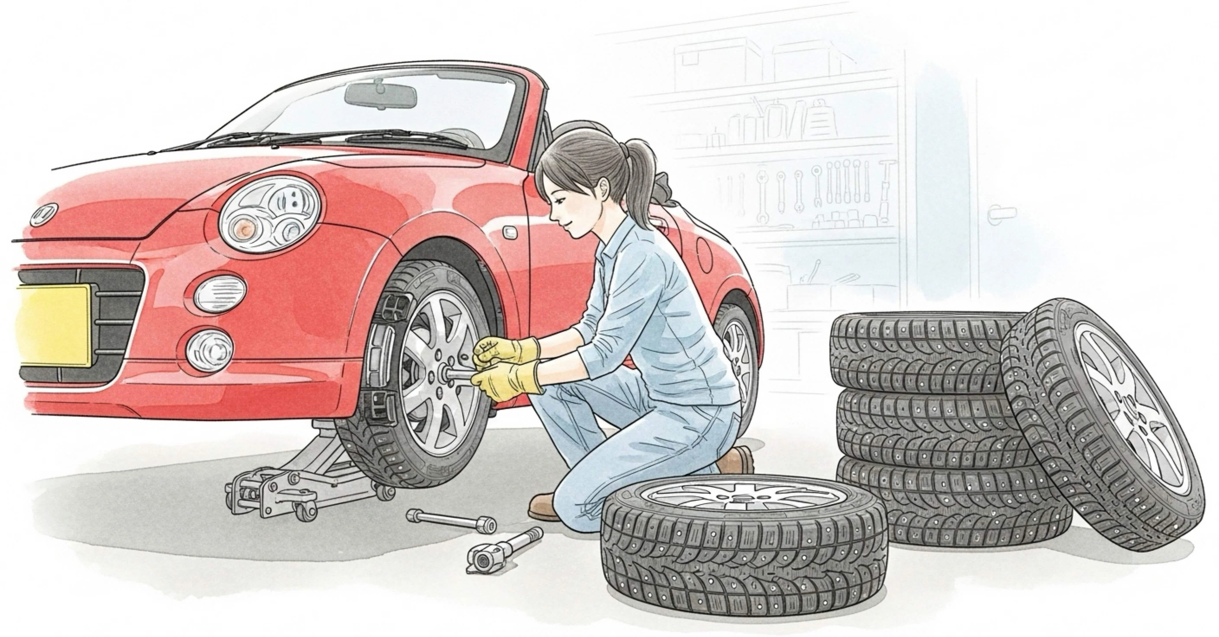 もしもの時も安心！ 年数回でもスタッドレスタイヤを買うべき「たった 