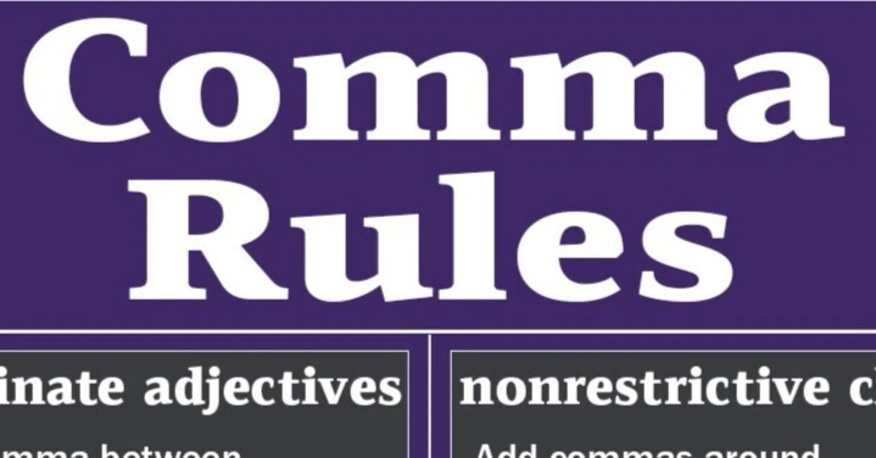 English Comma Rules. 英語でのコンマの使い方|Profound English