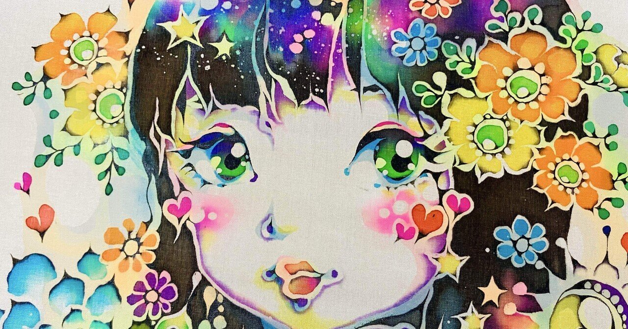 絵　染め物 完成〜！｜大竹夏紀 /染色アーティスト