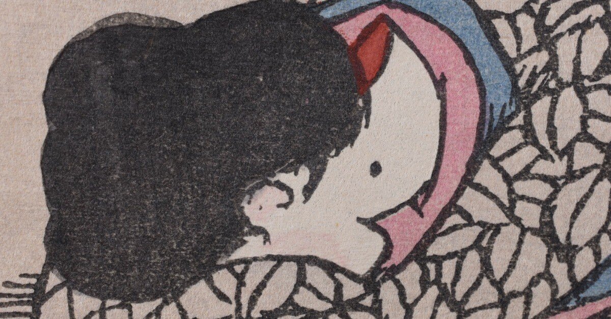 襟足のほくろ、木版画《KAWAZIN》:竹久夢二『山へよする』研究⑬｜表現