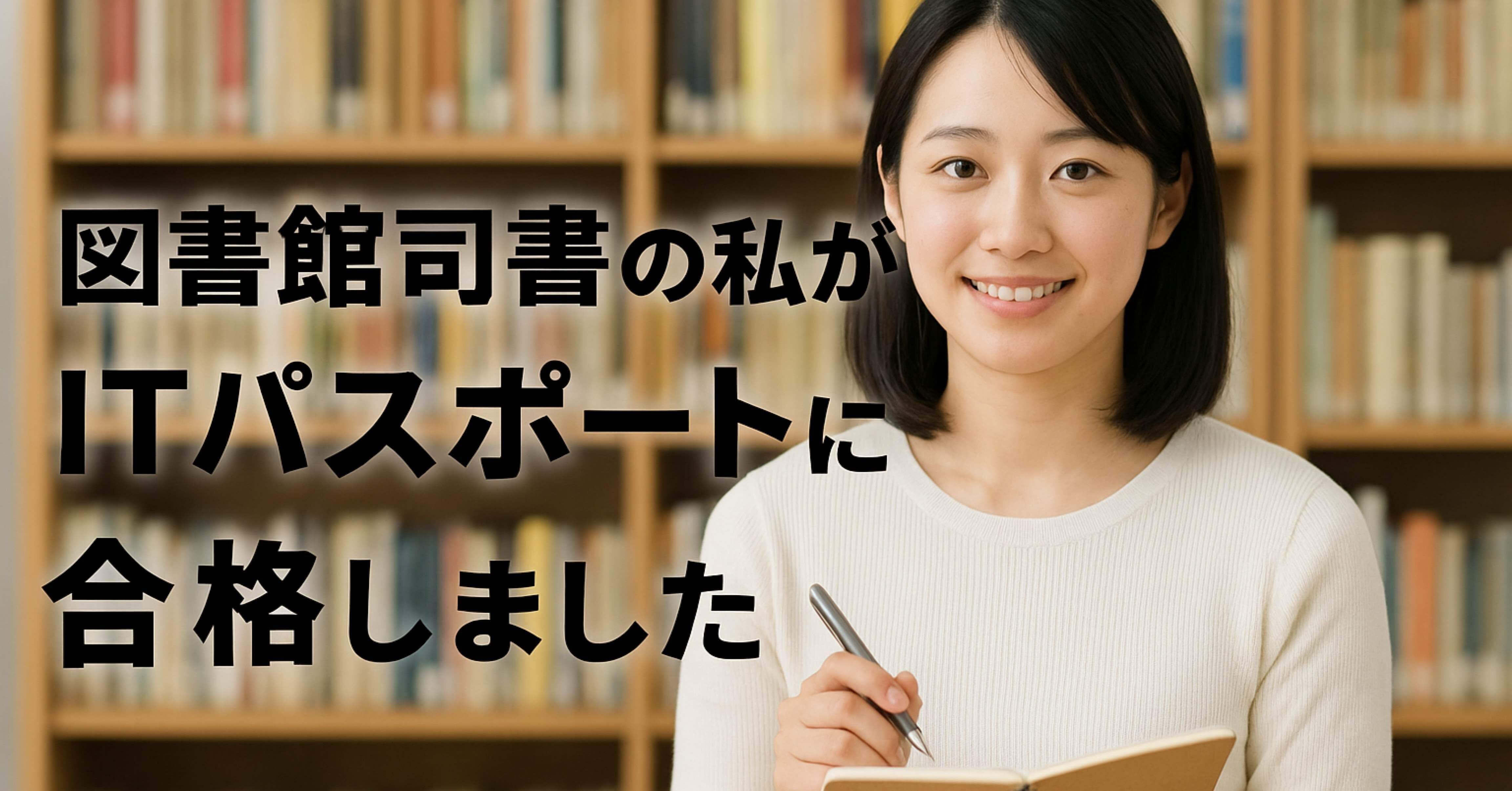図書館司書の私が ITパスポートに合格しました｜あさぎ@図書館司書