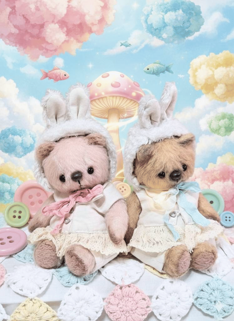 リボンの国のテディベア｜S・Y・K bear | テディベア作家