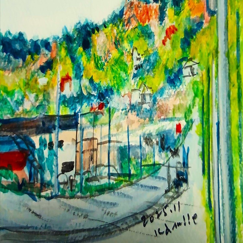 公園の油絵 函館公園前(函館市)｜北海道の熊おやじ〜北海道の179市町村の歴史と