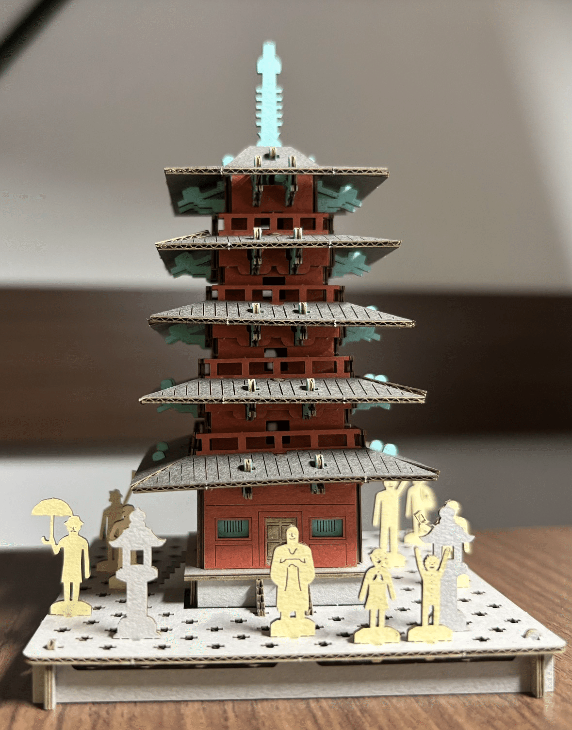 五重塔を作ってみた｜雷槍