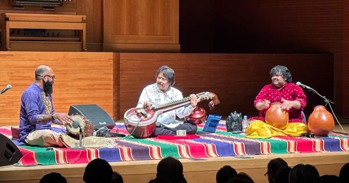 南インド古典音楽の公演「南インド古典音楽〜言葉なき祈りの到達点