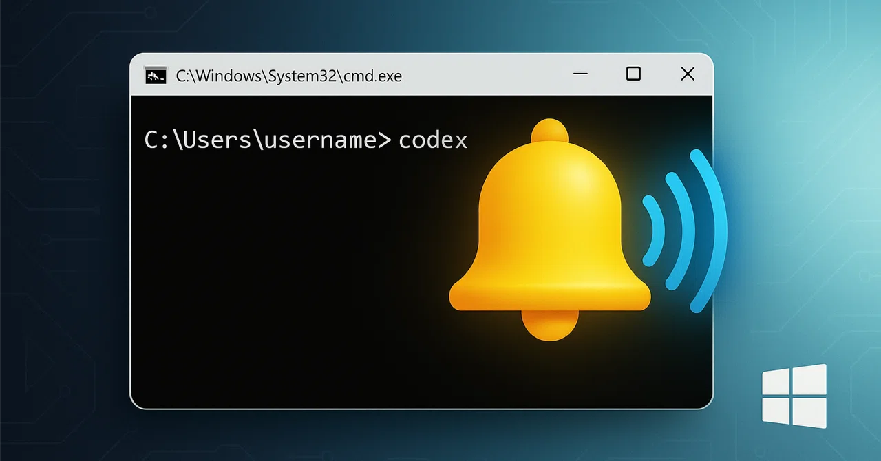[For Beginners] How to set up Codex notification sounds (a feature like ...