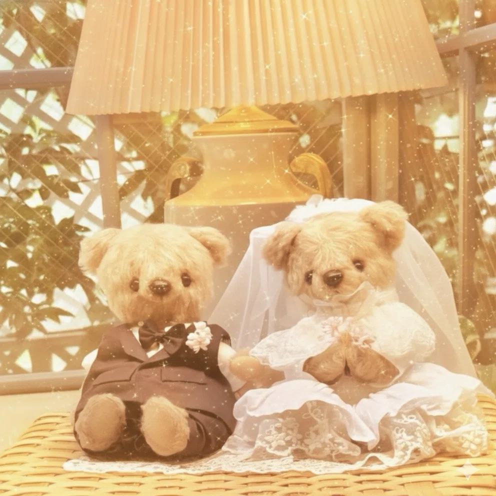 サムとテディのウエディングベア｜S・Y・K bear | テディベア作家