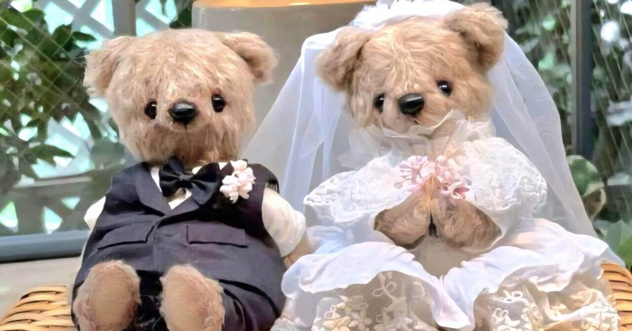 サムとテディのウエディングベア｜S・Y・K bear | テディベア作家