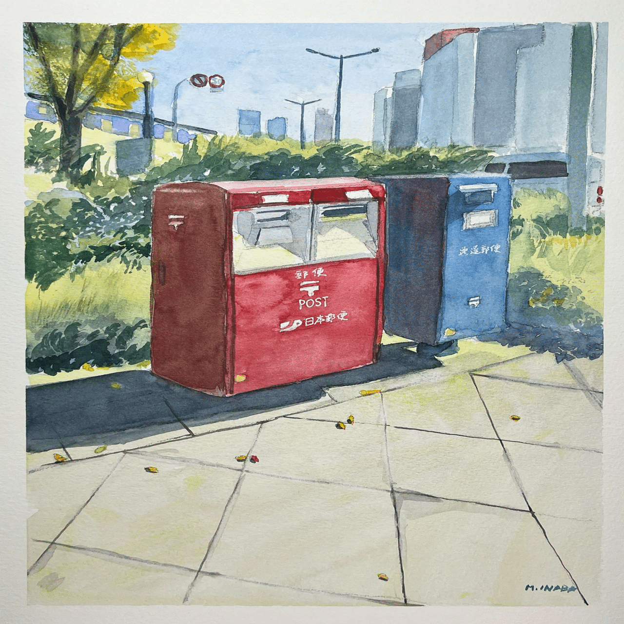 秋のポスト達｜ちびす