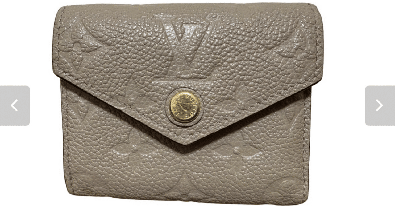 ルイ・ヴィトンポルトフォイユ・ゾエ、モノグラム・アンプラント