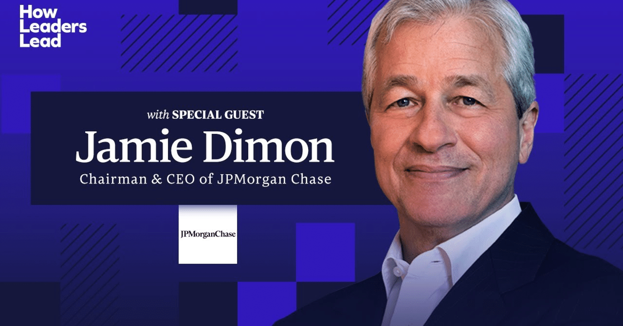 ChatGPT日本語フル翻訳(動画)】JPモルガンCEO ジェイミー・ダイモン の「最強リーダーシップ論」：真実・勇気・優しさの経営哲学｜ケンティ＠AI×note副業|初心者からChatGPTで最短収入&有料級コンテンツ！⇒月5万円を稼ぐ