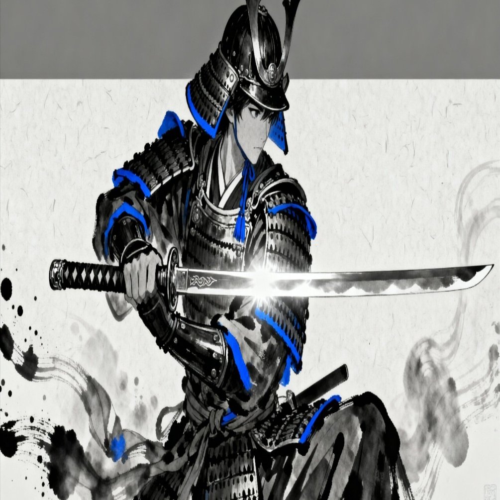 𝕏】#AIサムライアート2025「テーマ：サムライ、武士」ハッシュタグ