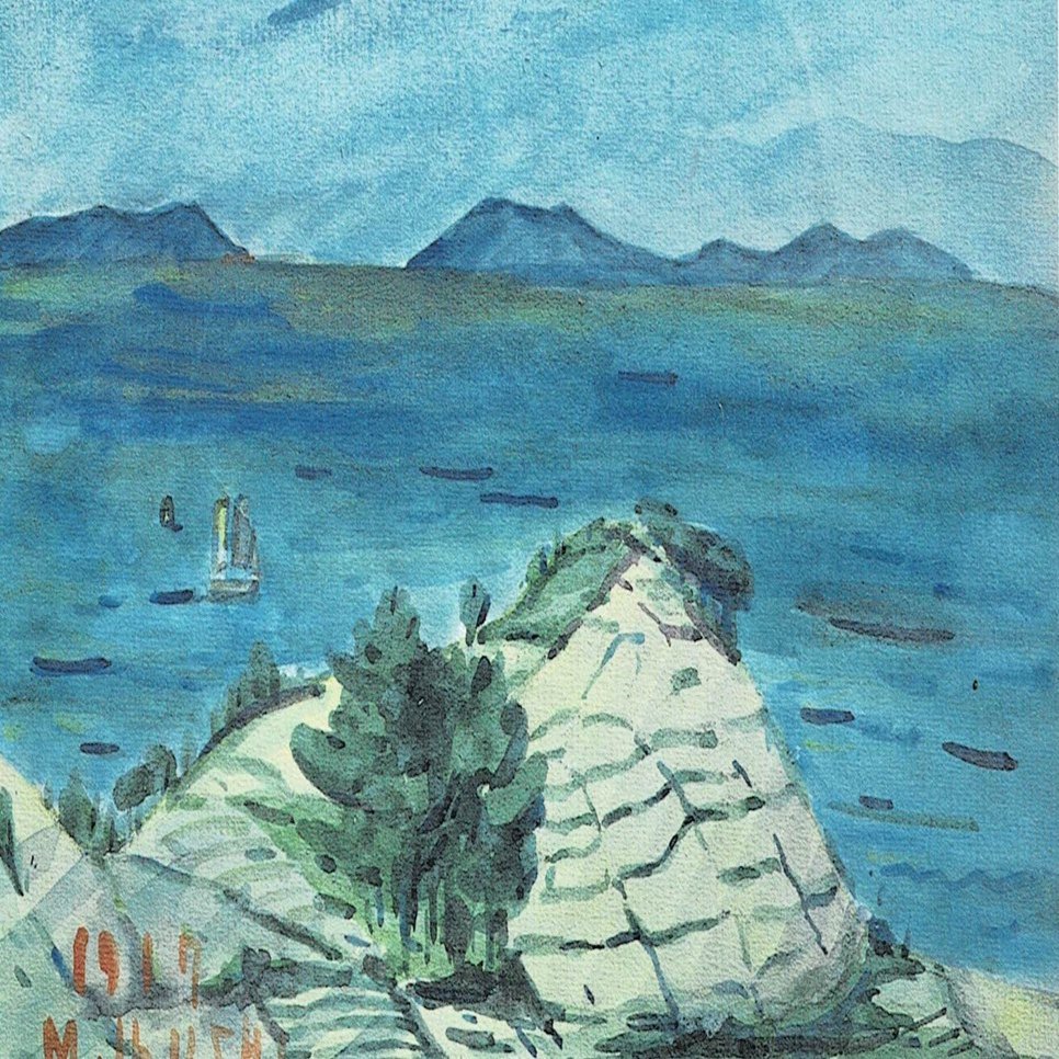 画家を志した少年・井伏鱒二の水彩画【アートのさんぽ】＃41｜谷藤史彦