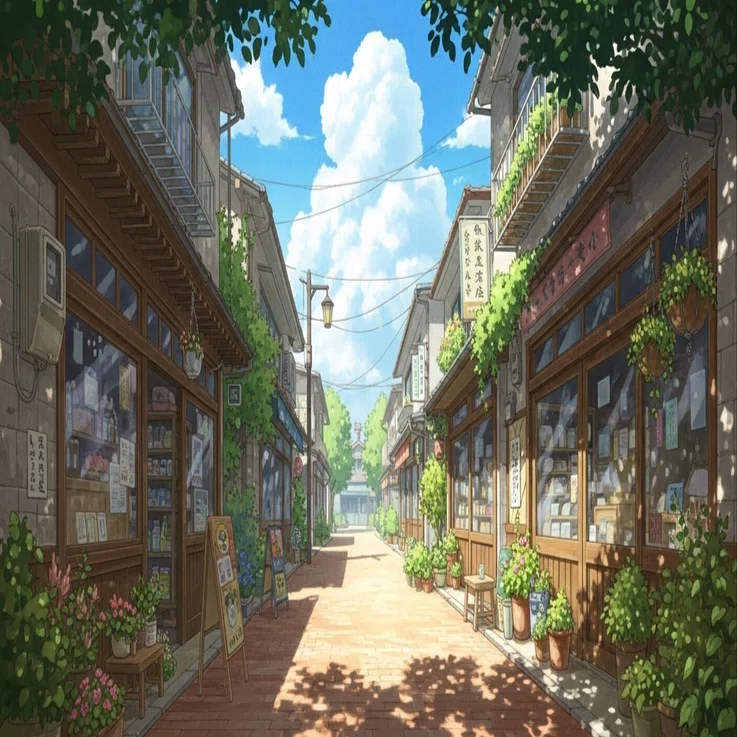 夏空と懐かしい風景｜フルタニケンジ