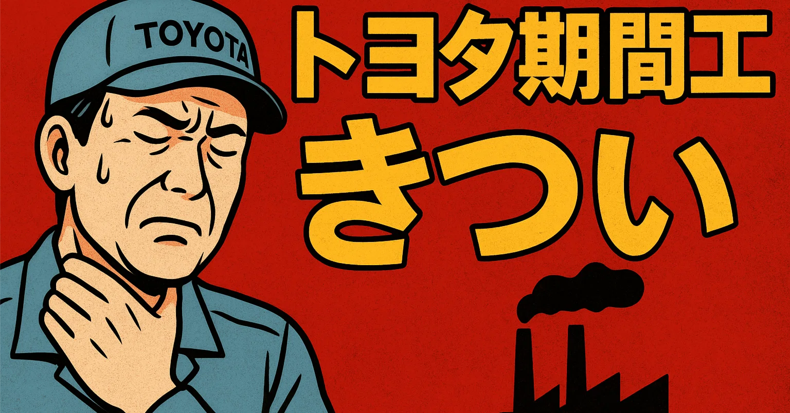 トヨタ 期間 工 きつい