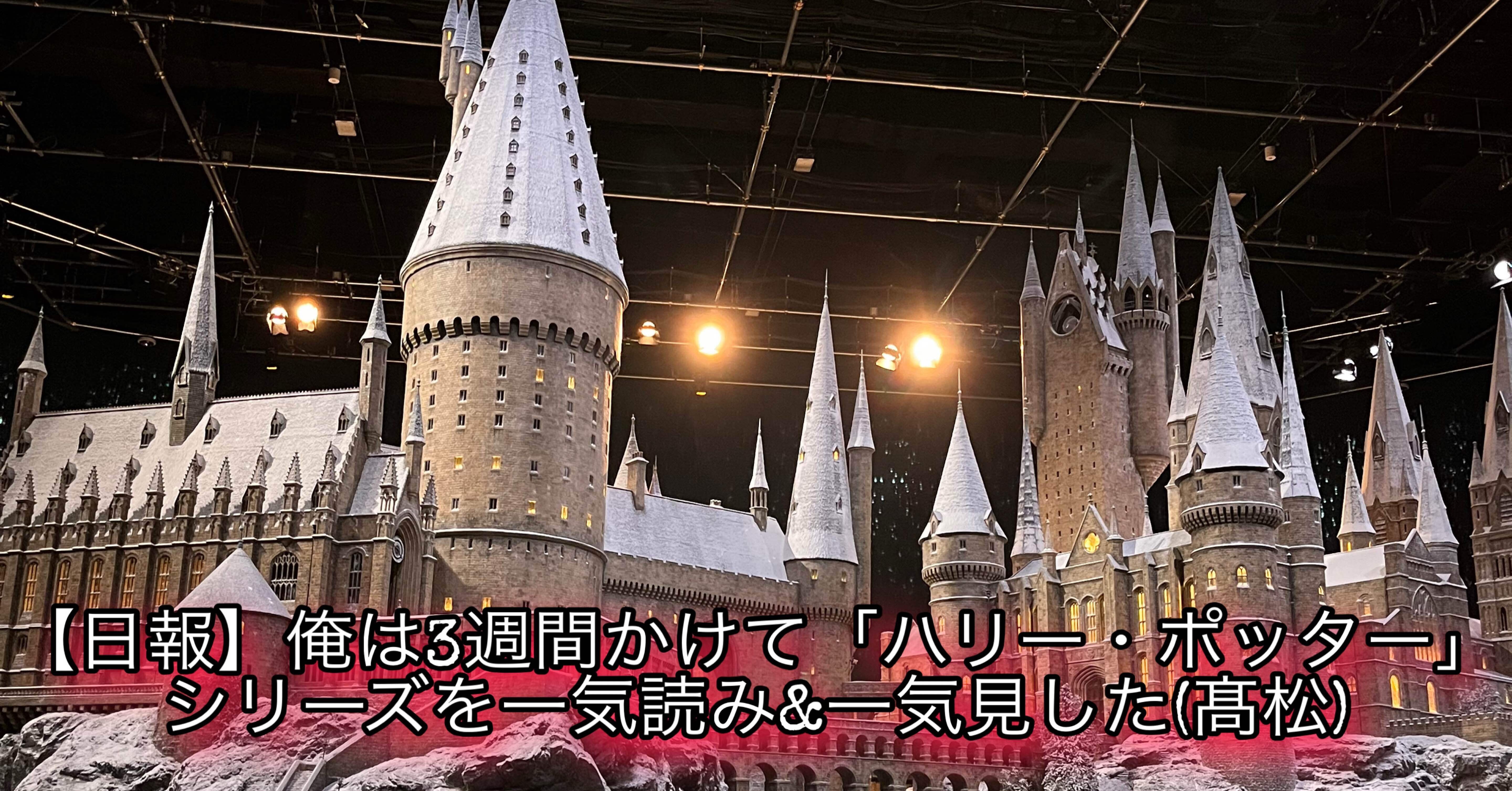 日報】俺は3週間かけて「ハリー・ポッター」シリーズを一気読み&一気見