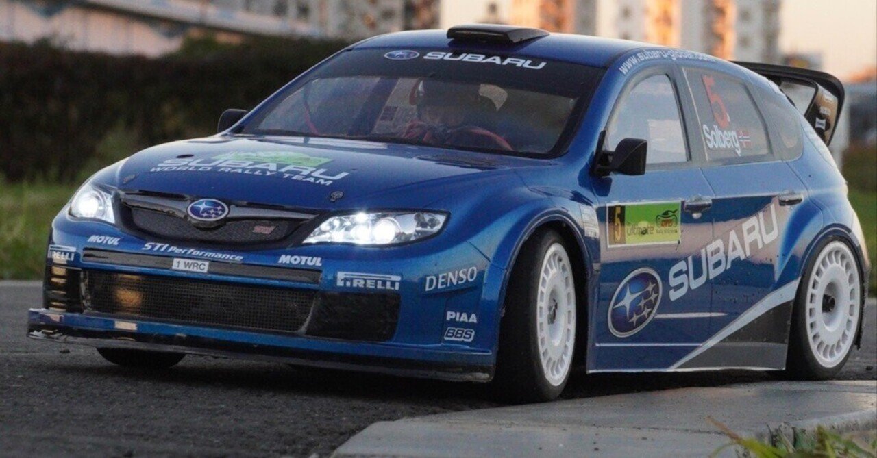 スバルインプレッサ WRC 2008のを製作しました /ラジコンボディ｜SHO