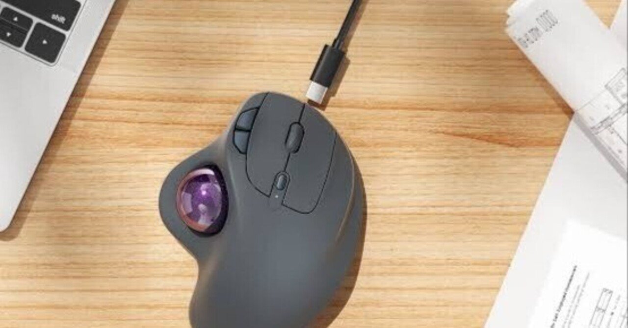 Nulea M501 ワイヤレス トラックボールマウス レビュー：ロジクール