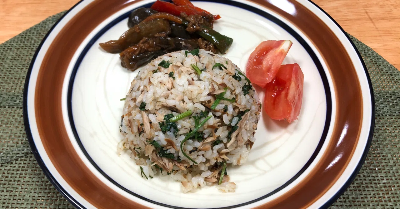 生臭いカツオのなまり節をシャレオツ風のハーブライスに仕立てたら 生きる勇気が湧いてきた 目頭あつこ 日々のエッセイ Note