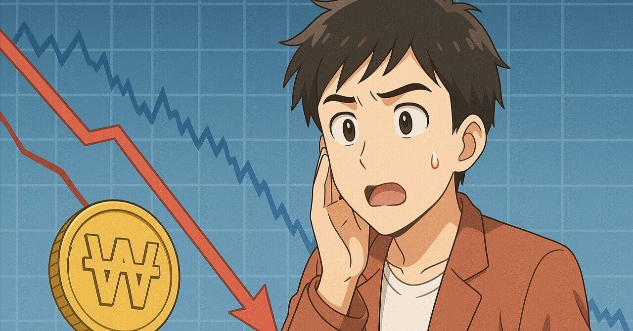 韓国のウォン安が進む可能性は高い！7つの理由と円安との決定的な違い｜ケン｜韓国在住ライター＆Kindle作家