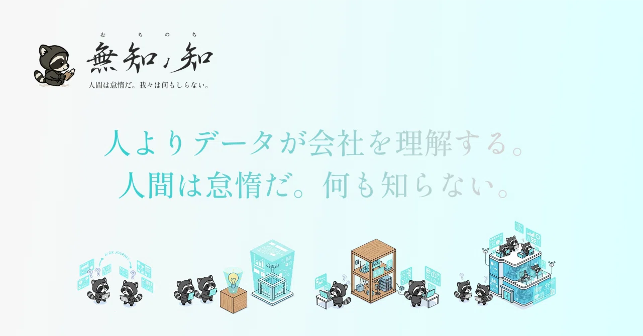 「AI導入」や「DX」を急ぐ前に。なぜ私たち、株式会社無知ノ知は「知らない」ことから始めるのか?