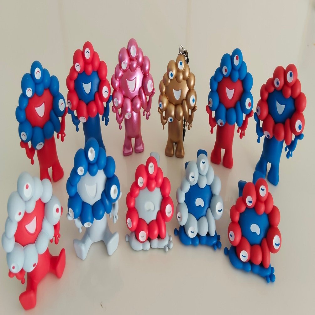 万博　セルビア　DIYマスコット　2体セット 万博の後：チェヴァピサンド(セルビア)／バスクチーズケーキ