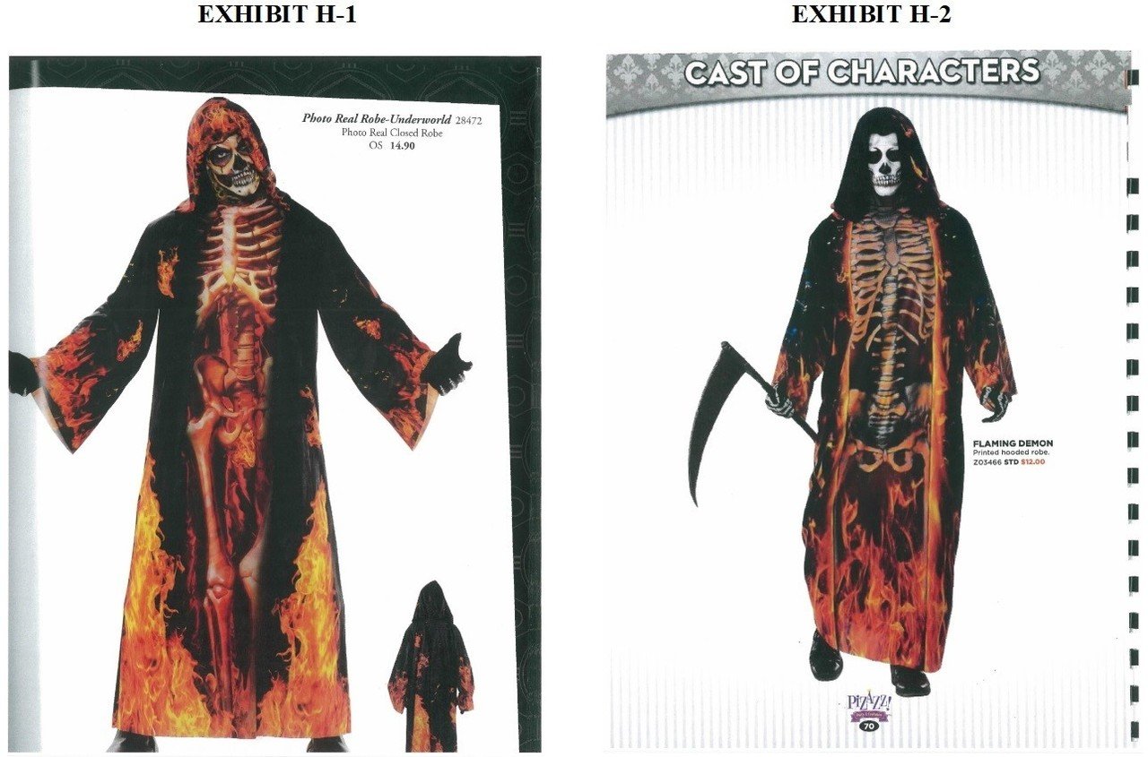 米国判例メモ/著作権】コスチュームに施された図形・模様のデザインが