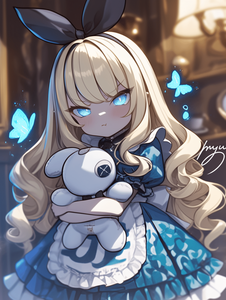 アリスページ AIイラスト｜不機嫌なアリスちゃん｜しゃるる