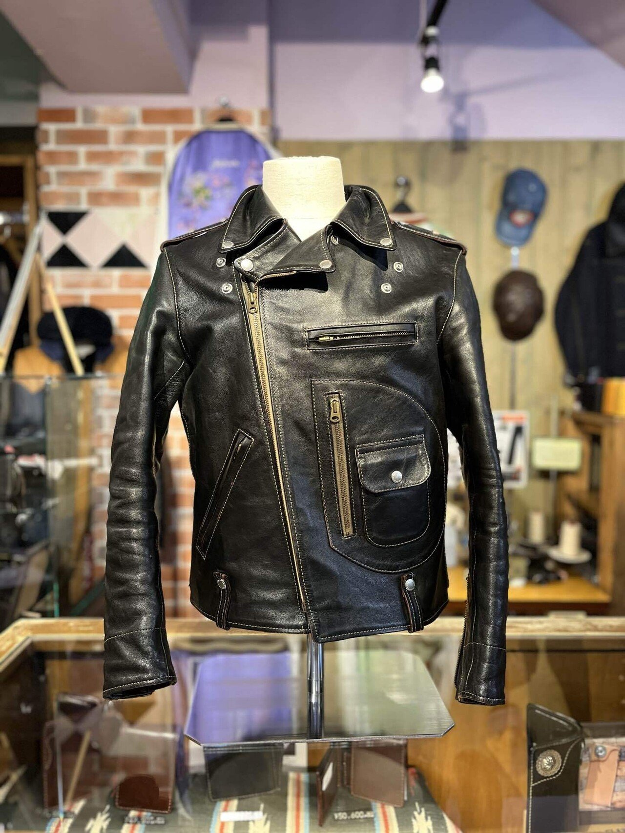 FLAT HEAD 高崎店】初代ホースハイドダブルライダースを、今日は