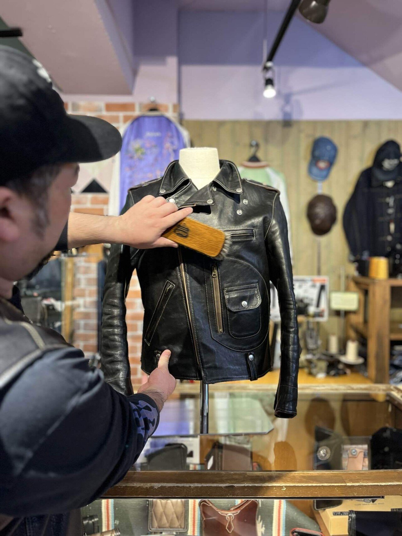 FLAT HEAD 高崎店】初代ホースハイドダブルライダースを、今日は