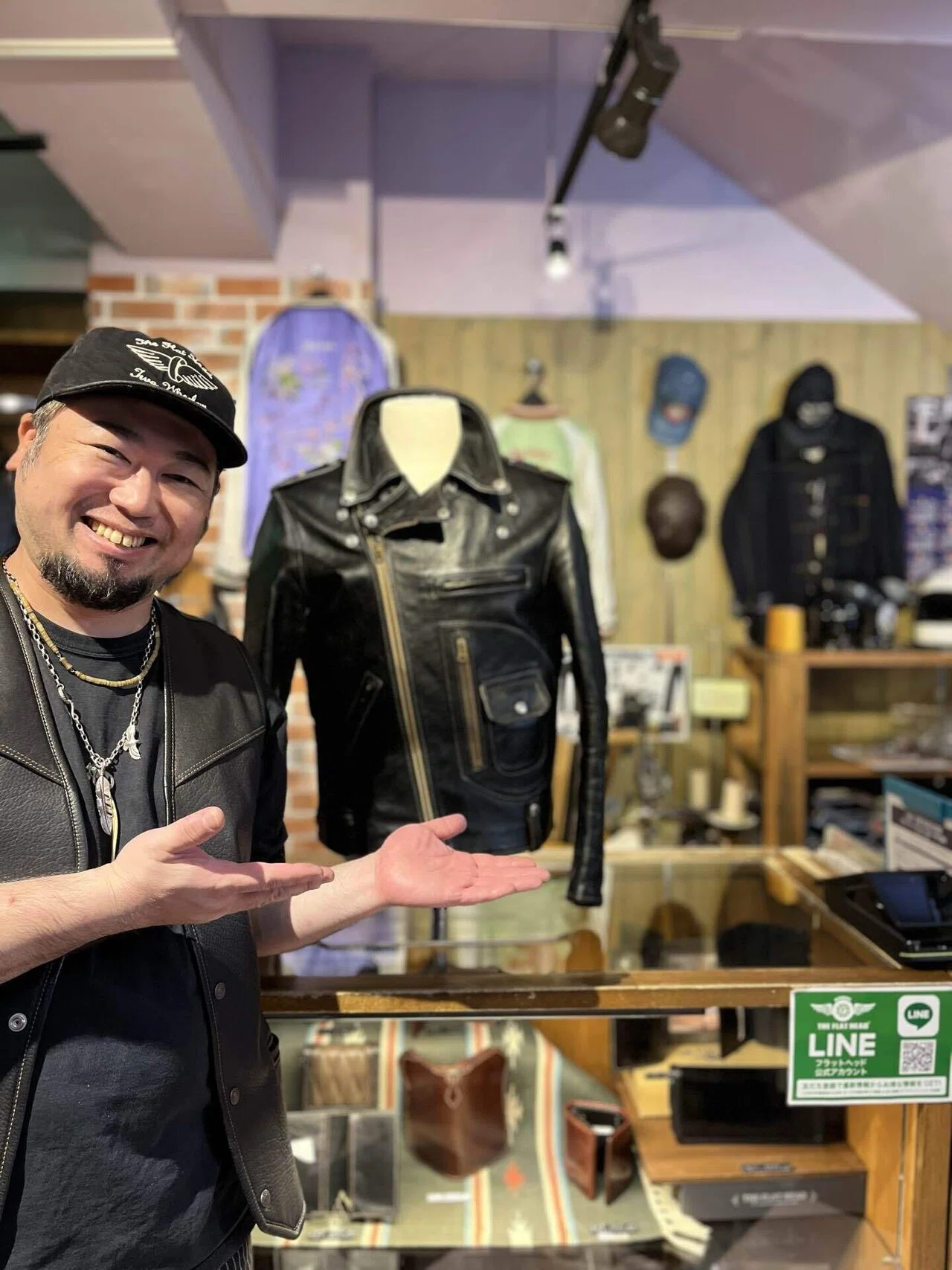 FLAT HEAD 高崎店】初代ホースハイドダブルライダースを、今日は