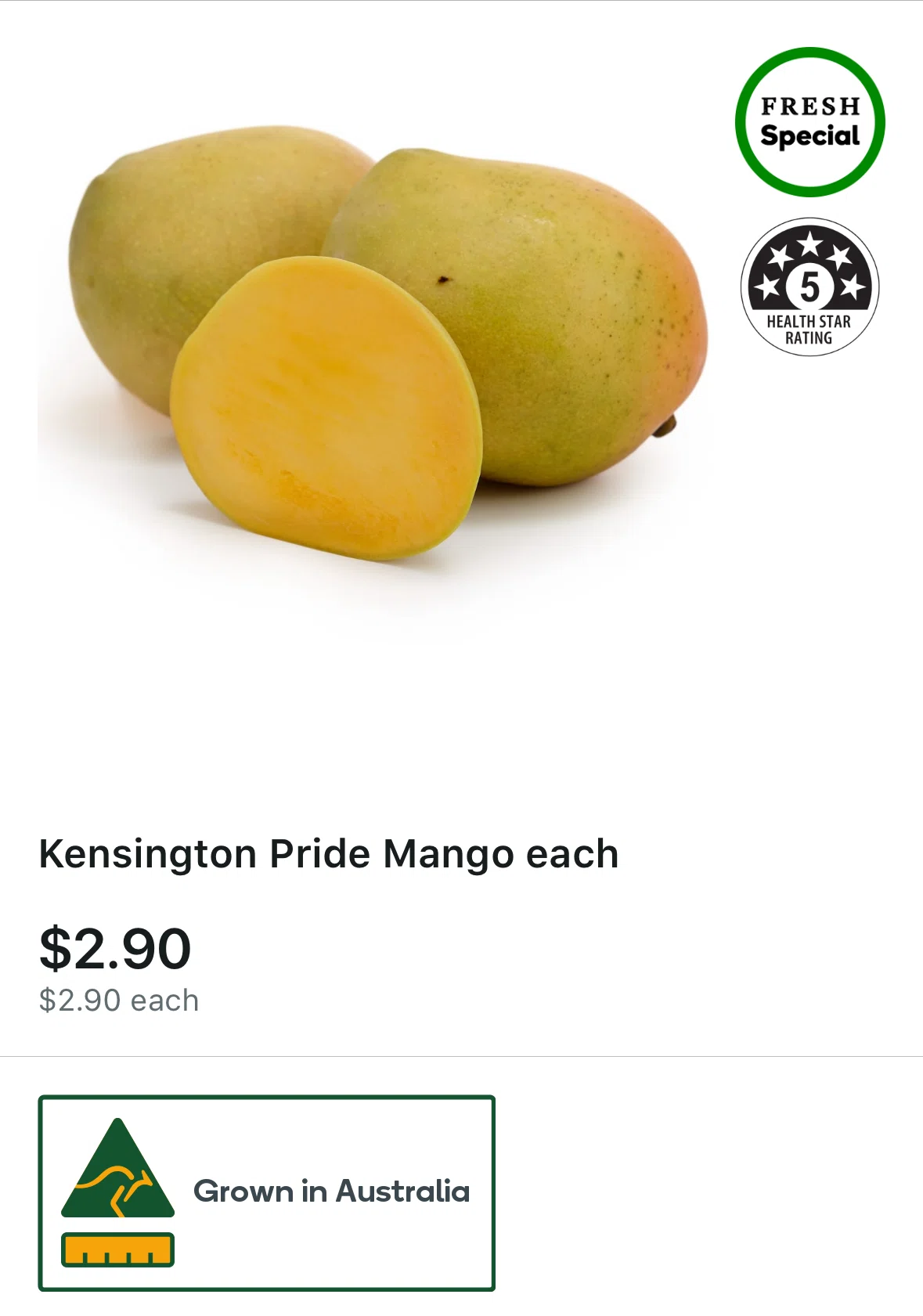 005 日本でも食べられる豪州産マンゴー Kensington Pride｜RikaY