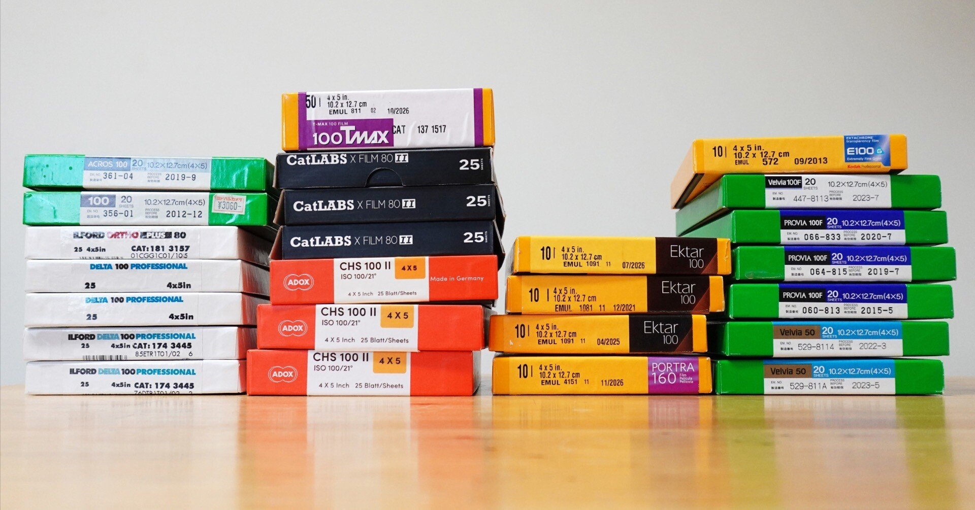 ５ミリかな、映写機。フィルム多数。 4x5フィルム事情。｜Miyake