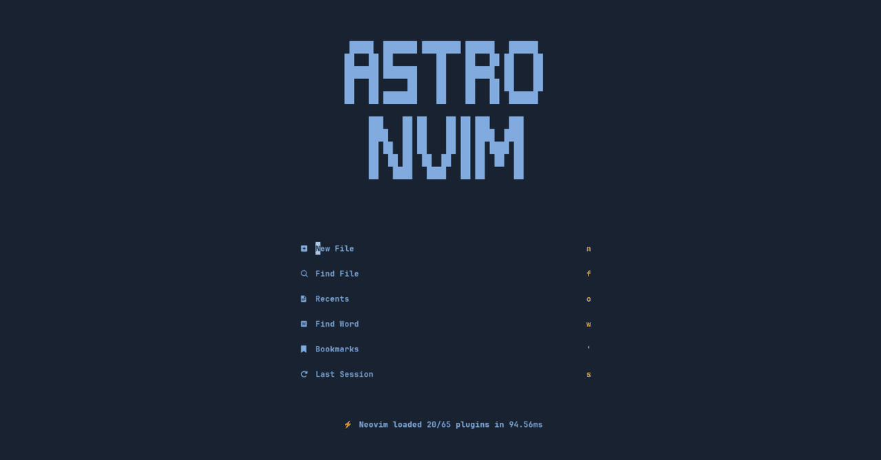 AstroNvim v5でNeovimに再入門した｜tamtam｜ゲーム個人開発