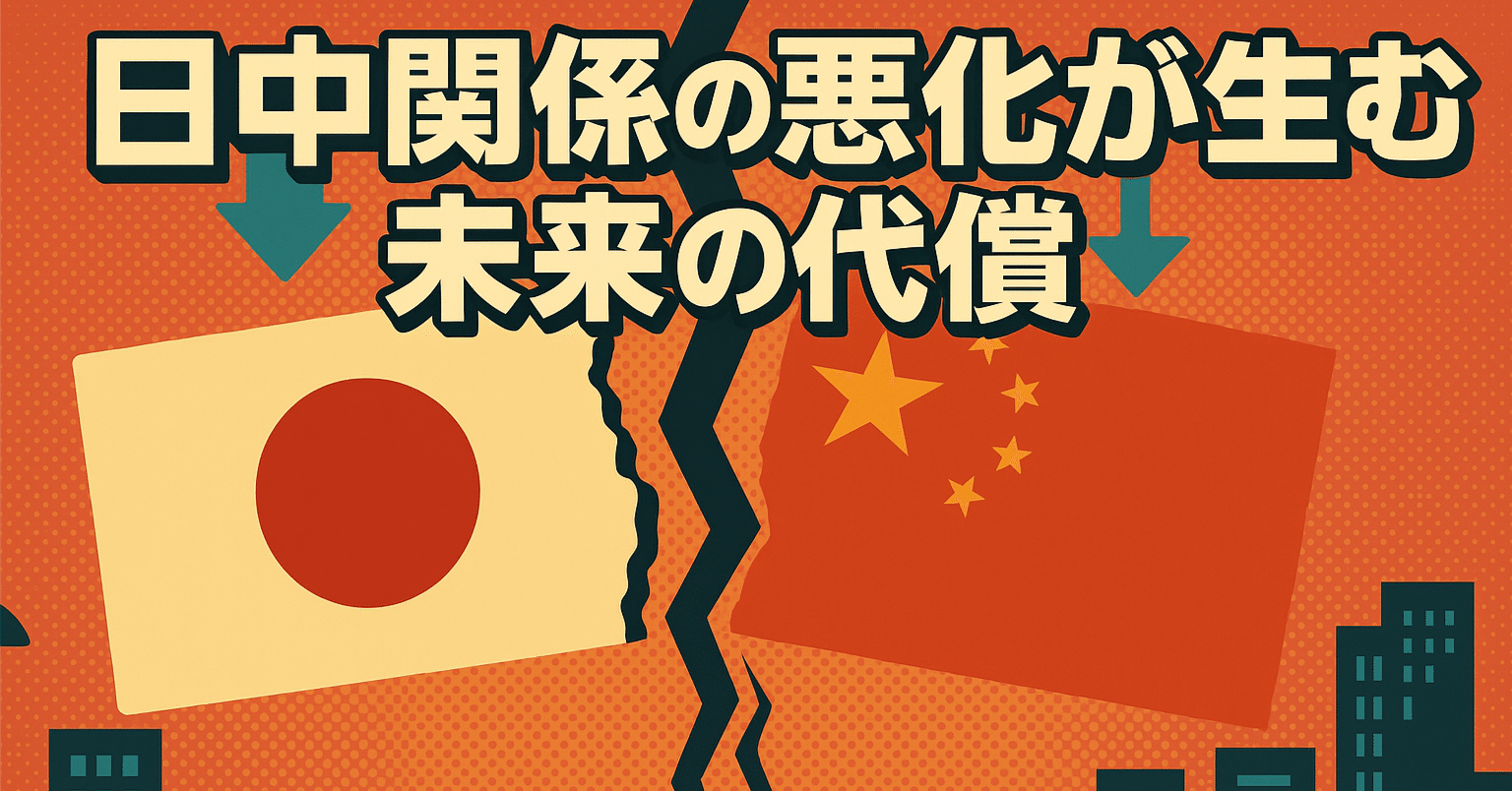 日中関係の冷却が日本にもたらす「見えない未来リスク」｜うさとものひとり言