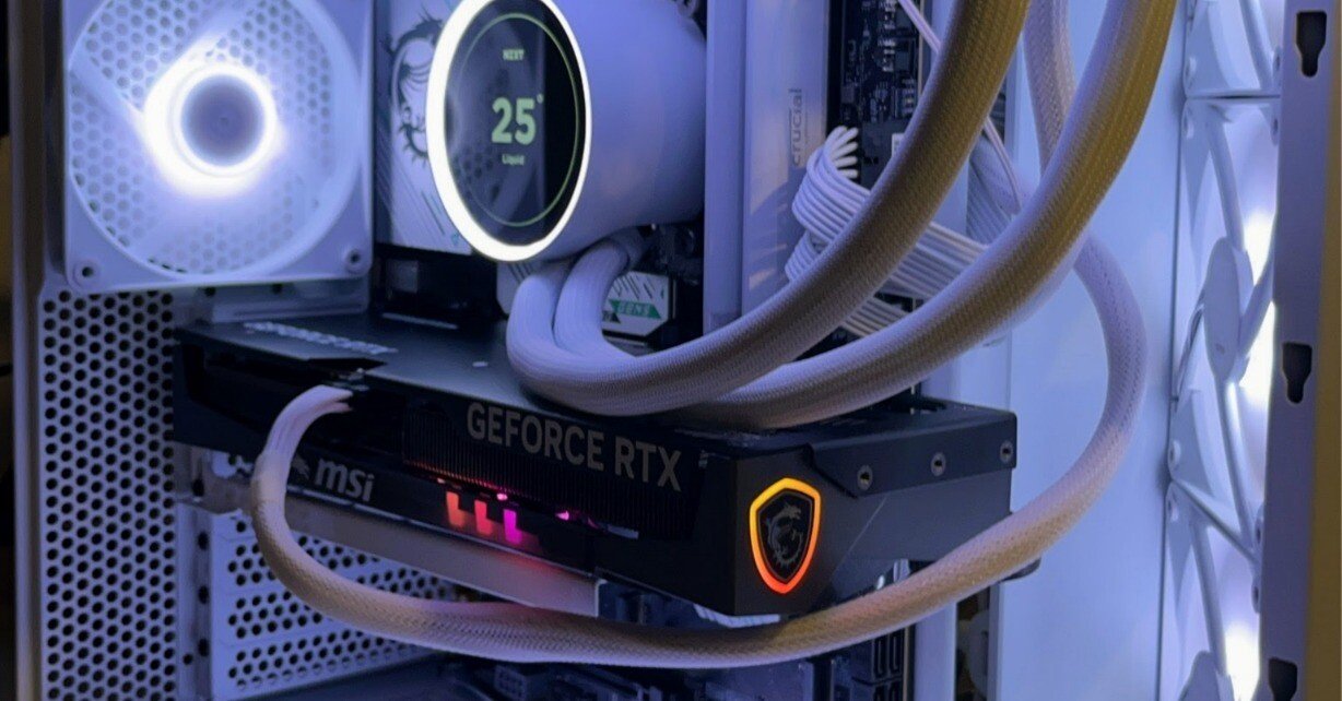 初めてのホワイト自作PC｜NZXT H6 FlowとMSIで組む高冷却ゲーミングPC